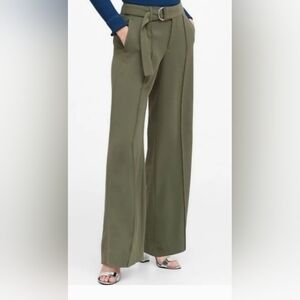 Nwt banana republic wide leg olive pants
